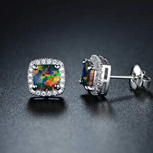 Opal Stud Earrings